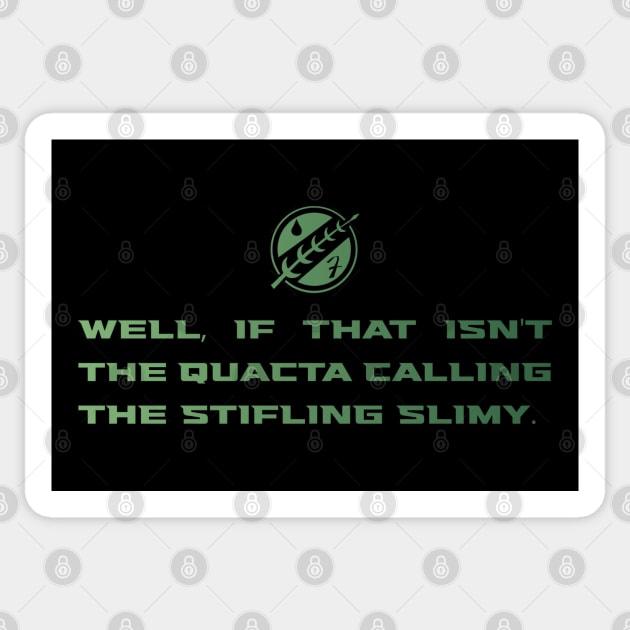 Slimy Quacta Sticker by Triad Of The Force